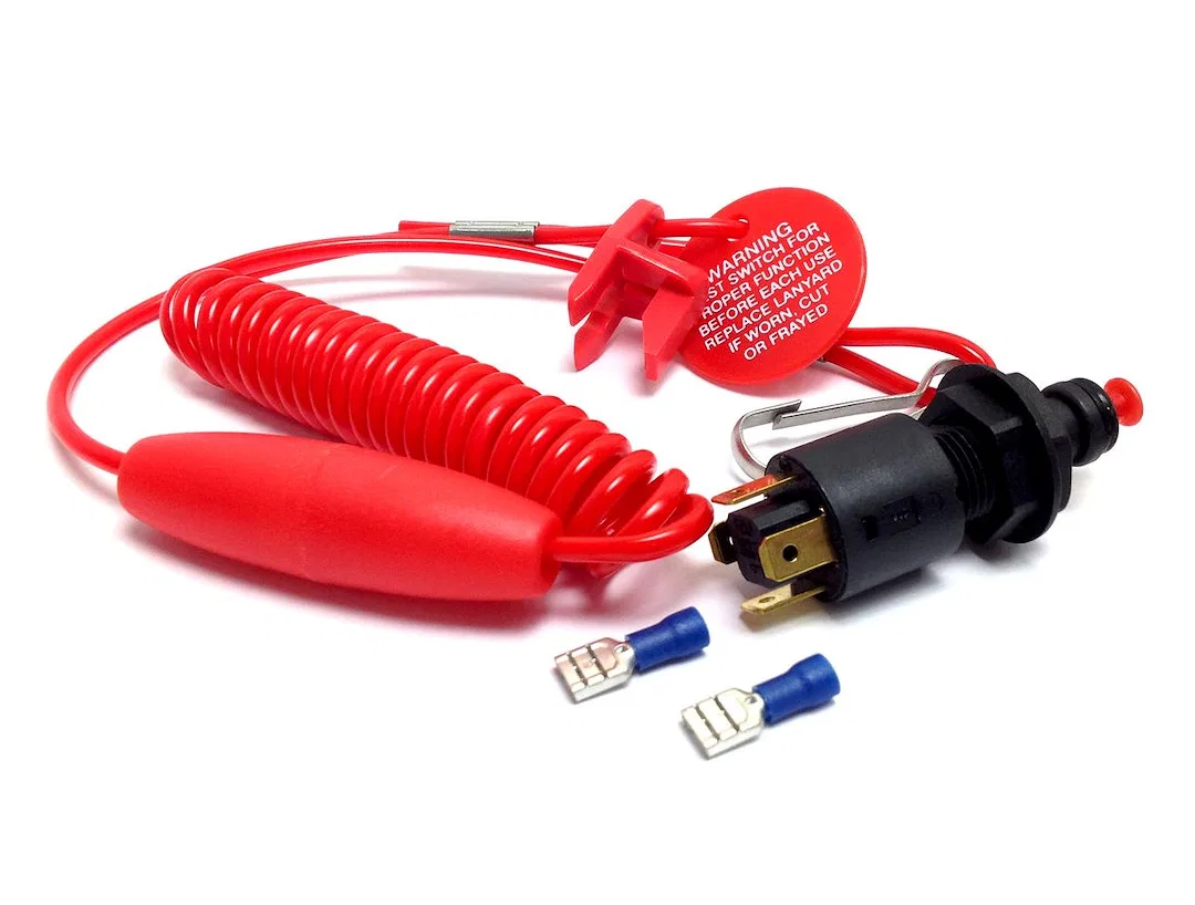MP40970-1 – SIERRAMARINE Boat Kill Switch, Shuts Off Watercraft Motor In The Event The Operator Falls Off Or Overboar...